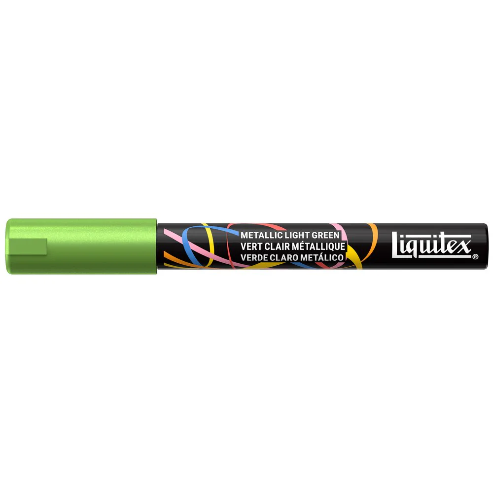Liquitex Marker - Metallic Light Green - Image 3