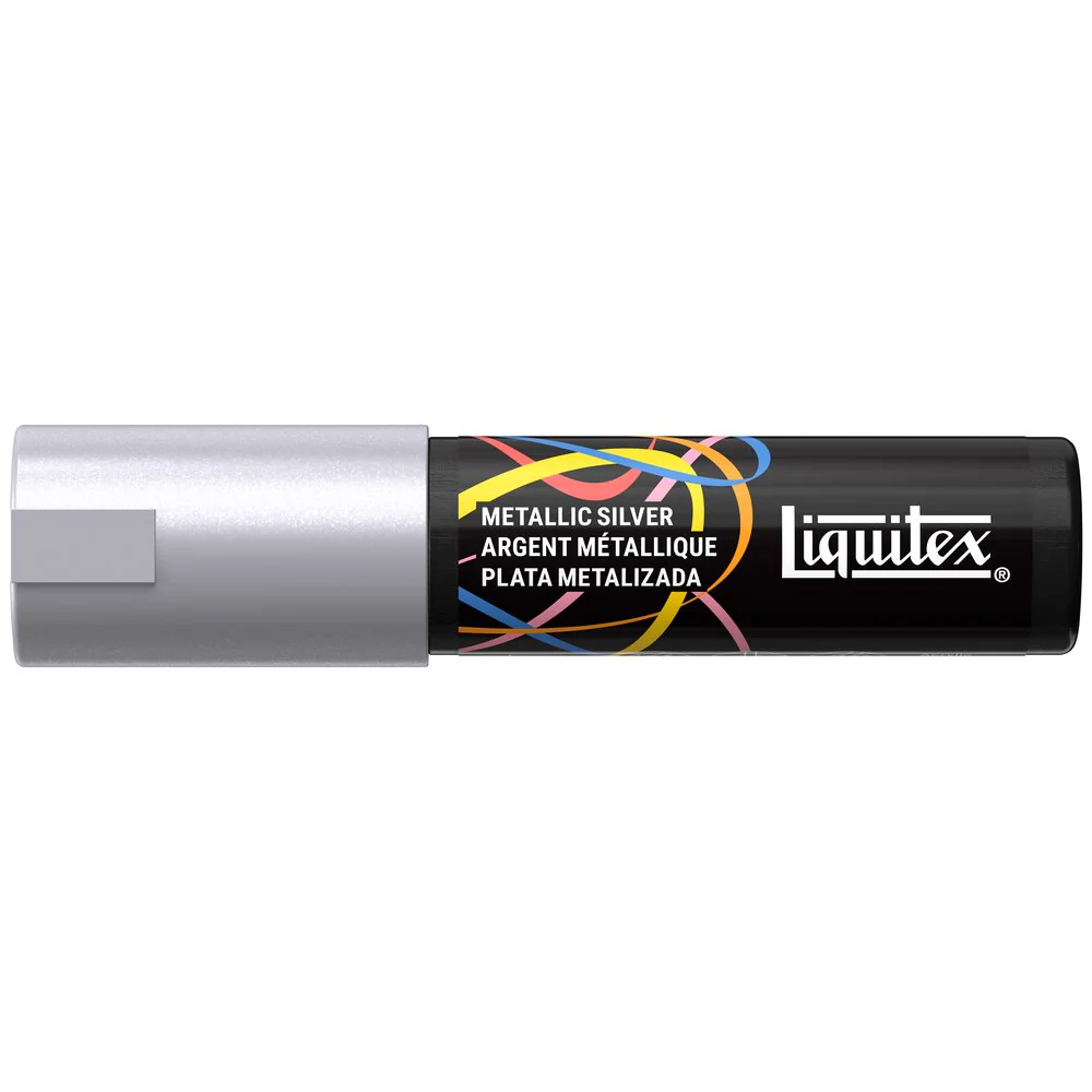 Liquitex Marker - Metallic Silver - Image 5