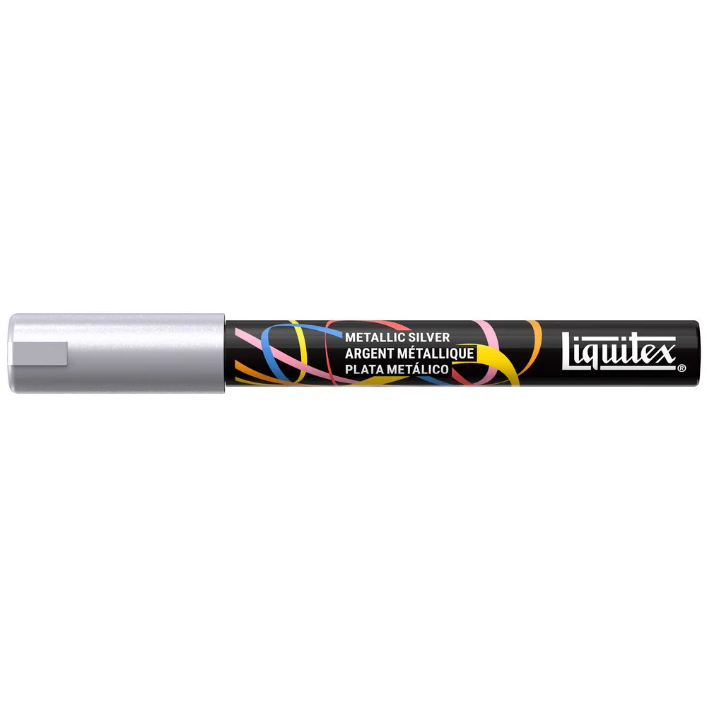 Liquitex Marker - Metallic Silver - Image 6