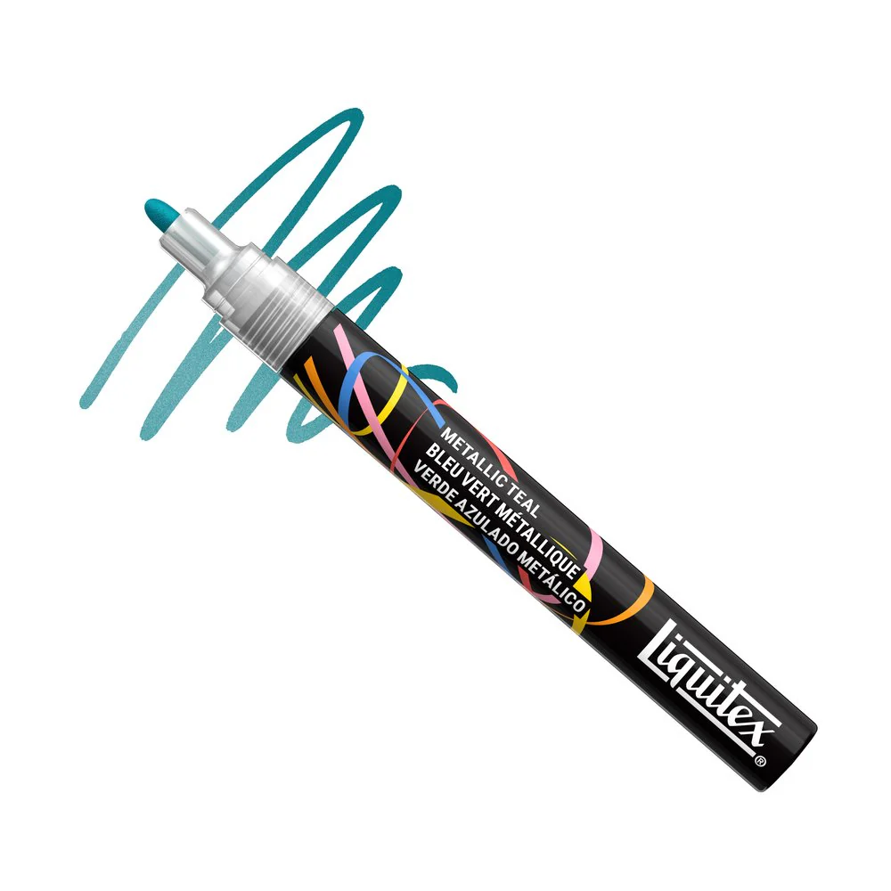 Liquitex Marker - Metallic Teal - Image 3