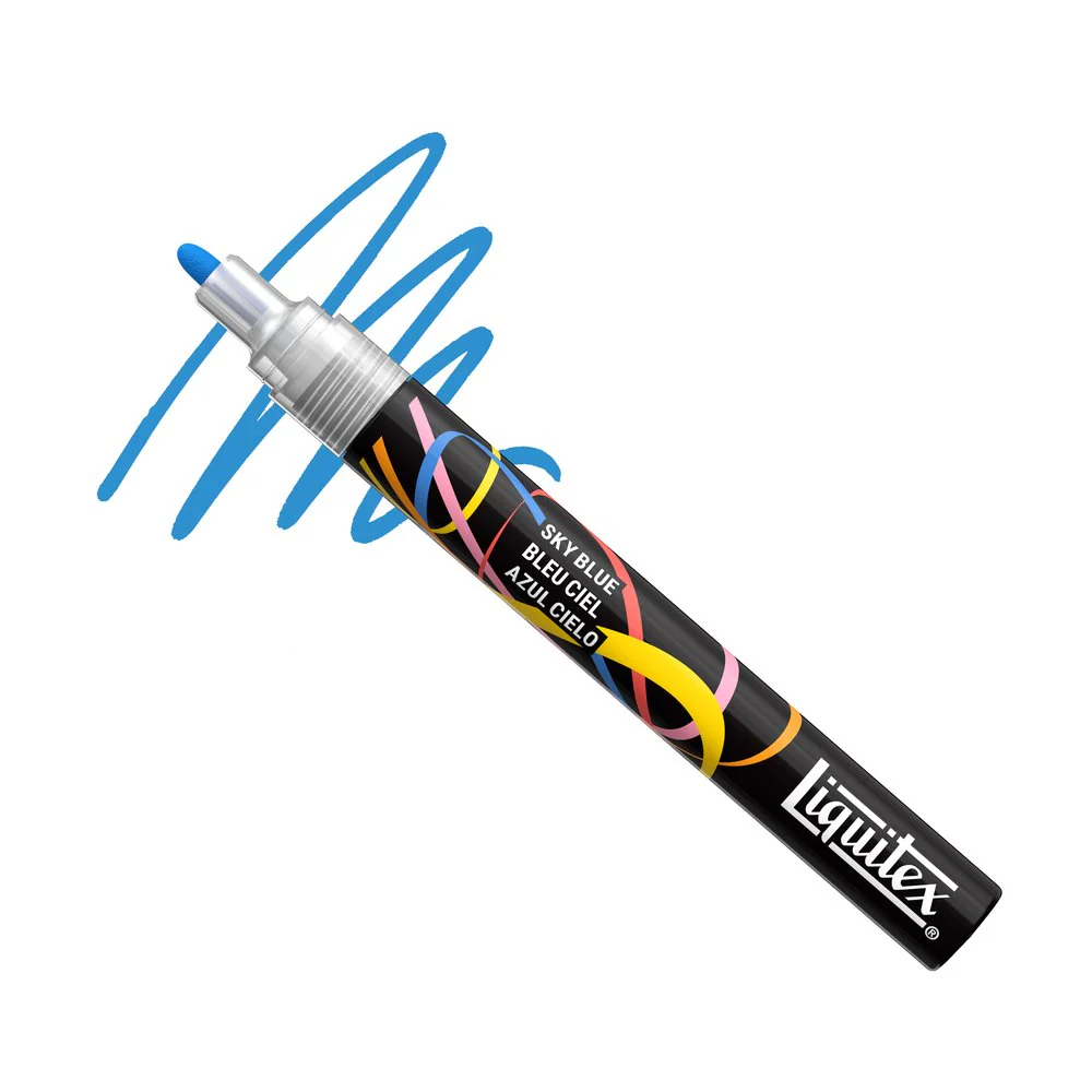 Liquitex Marker - Sky Blue - Image 3