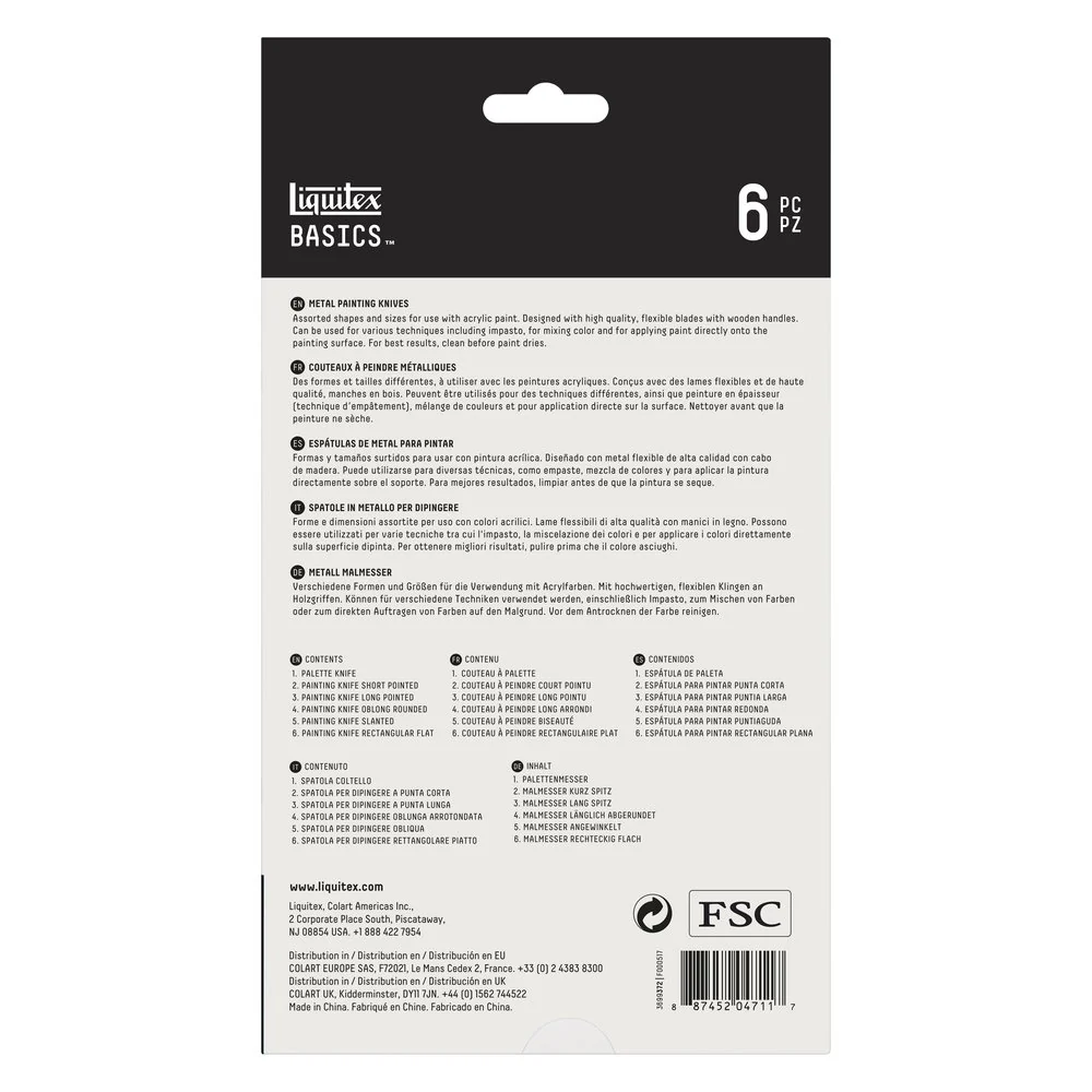 Metal Painting Knives Set - 6 Pack - Image 4