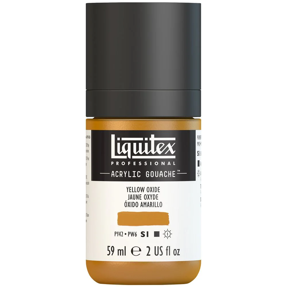 Professional Acrylic Gouache - Yellow Oxide - Image 2