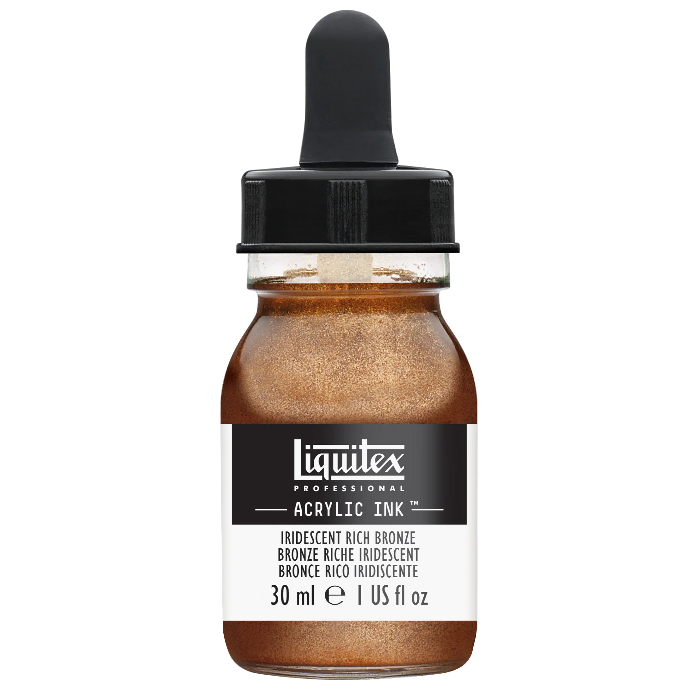 Professional Acrylic Ink - Iridescent Rich Bronze - Image 2