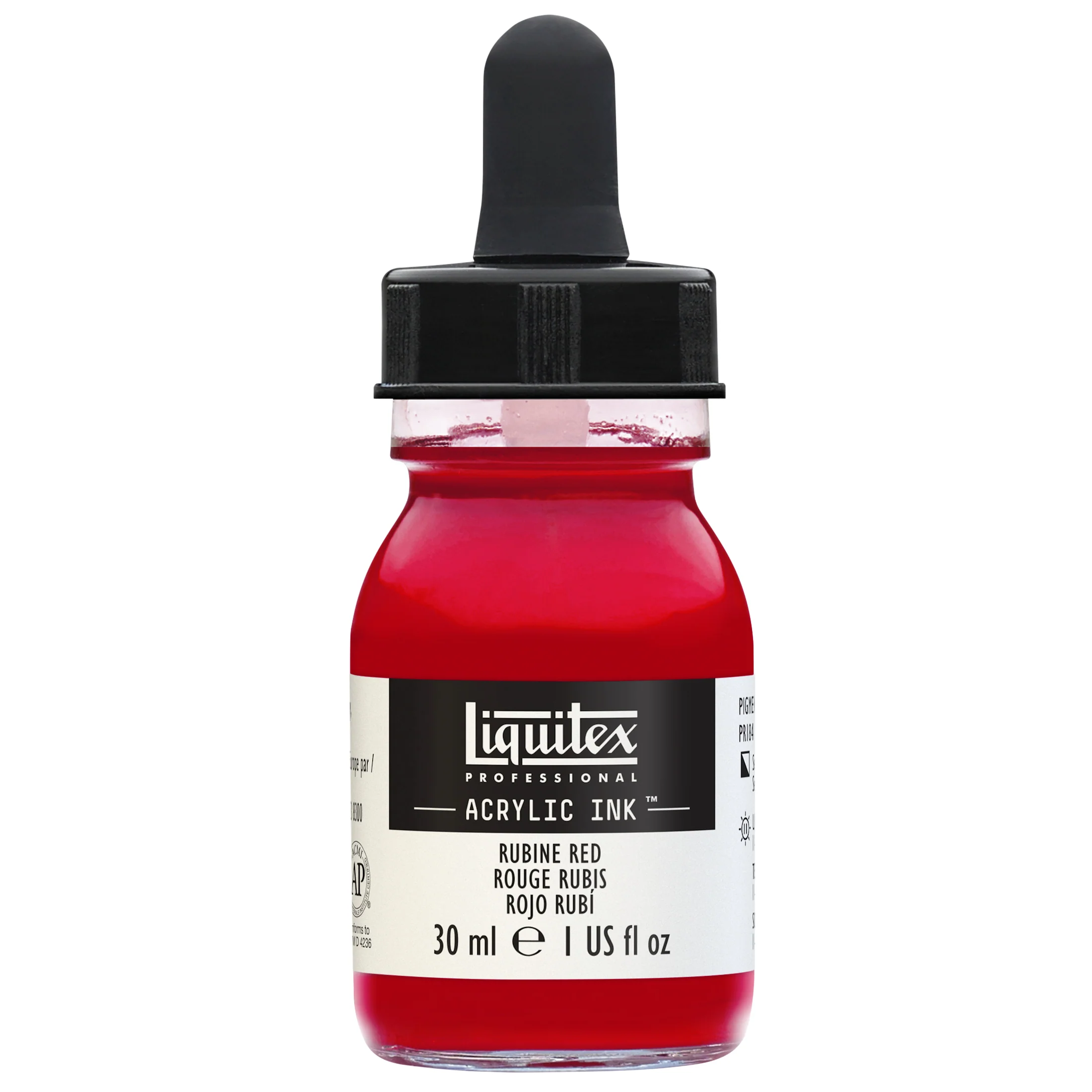Professional Acrylic Ink - Rubine Red - Image 2