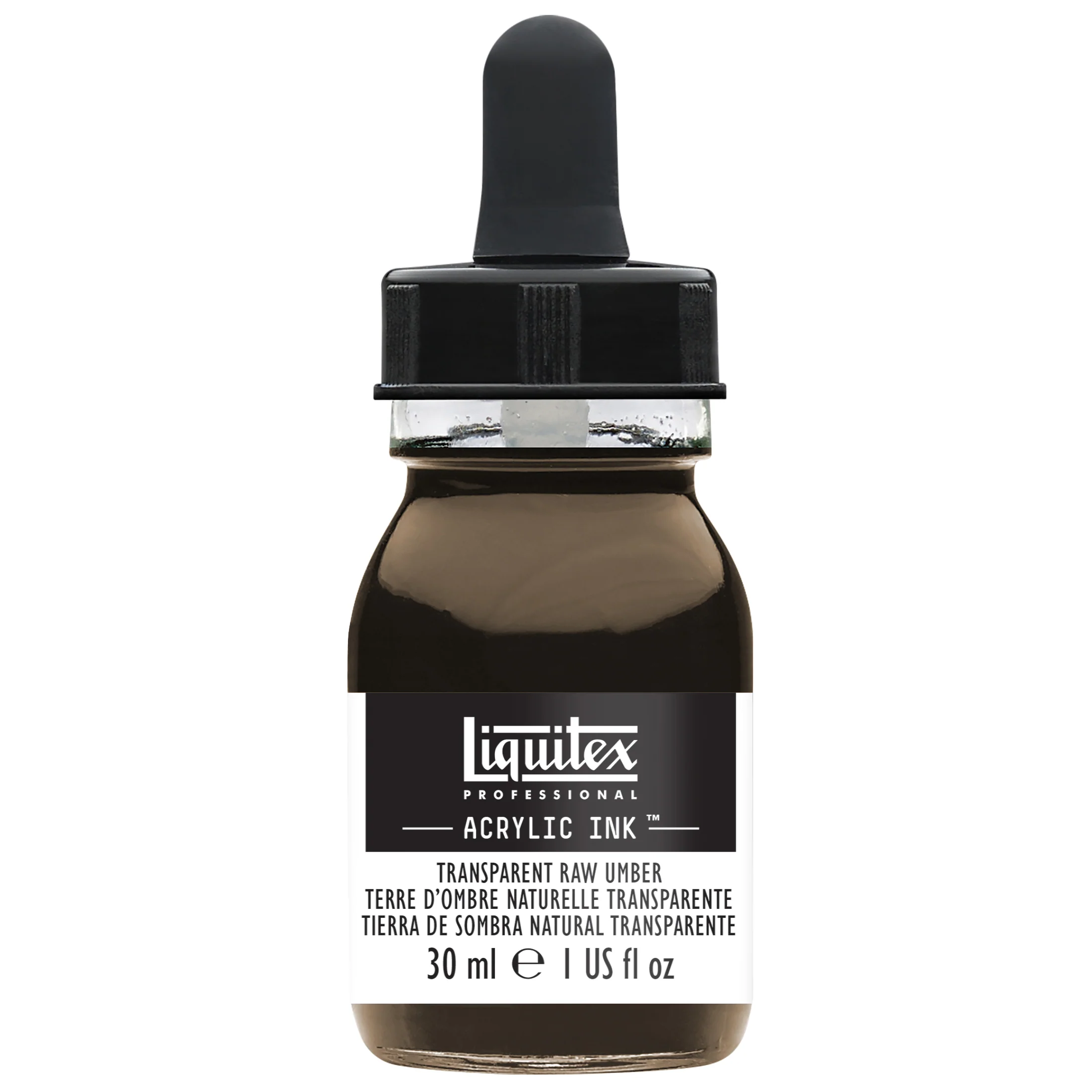 Professional Acrylic Ink - Transparent Raw Umber - Image 2