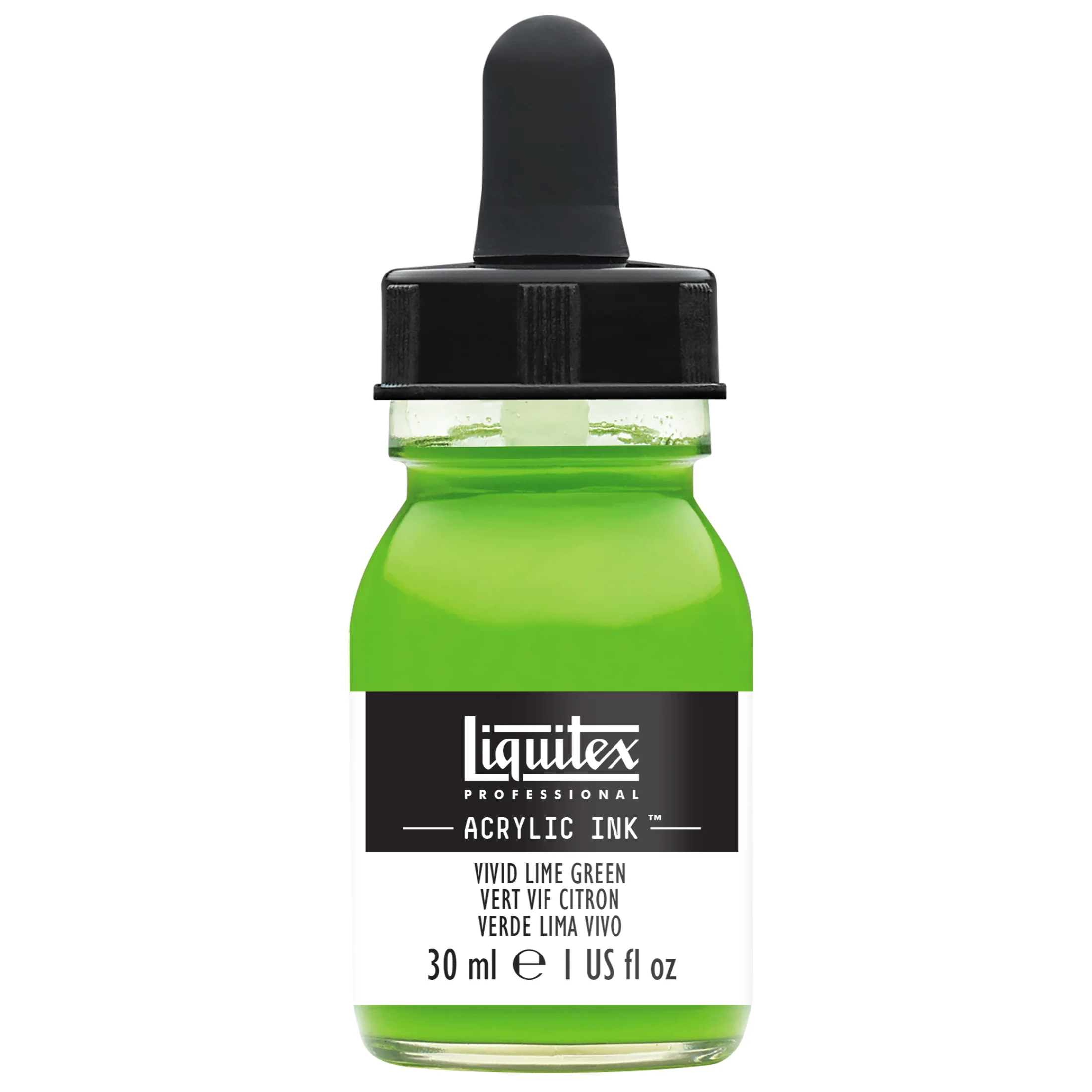 Professional Acrylic Ink - Vivid Lime Green - Image 2