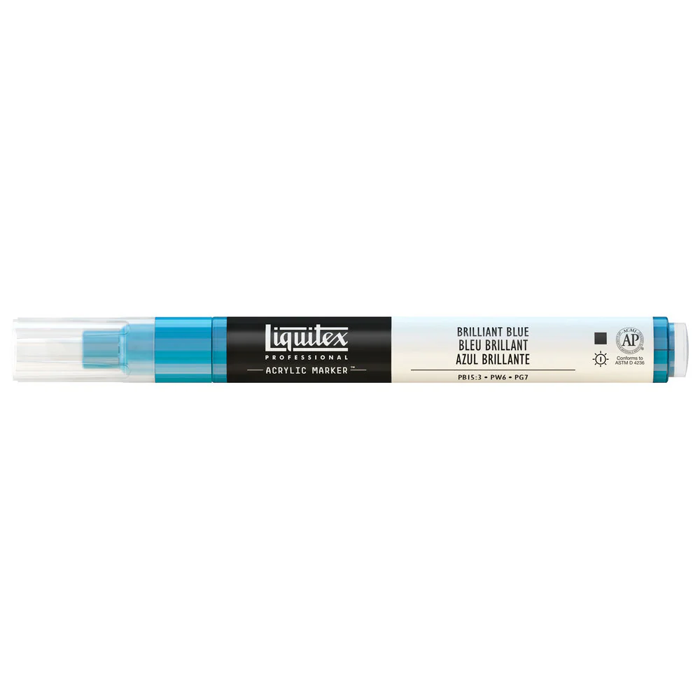 Professional Acrylic Marker - Brilliant Blue - Image 2
