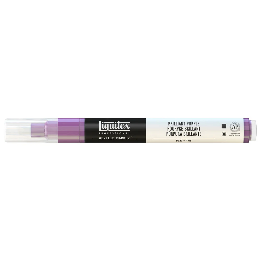 Professional Acrylic Marker - Brilliant Purple - Image 2
