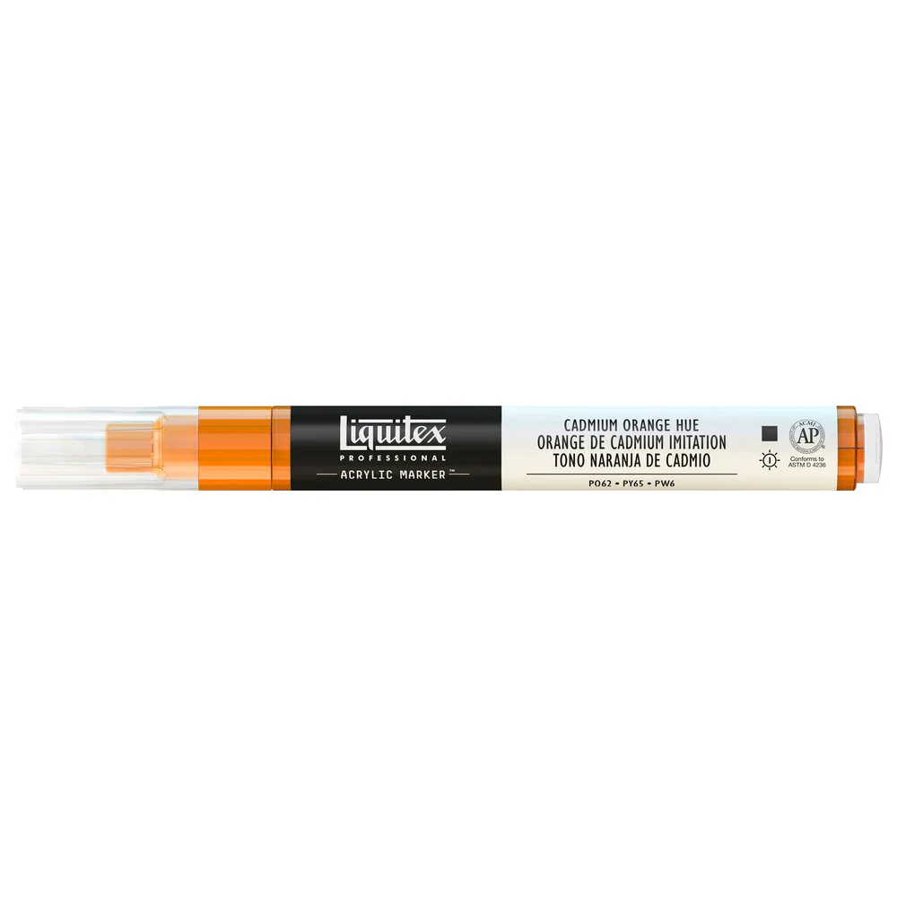 Professional Acrylic Marker - Cadmium Orange Hue - Image 2