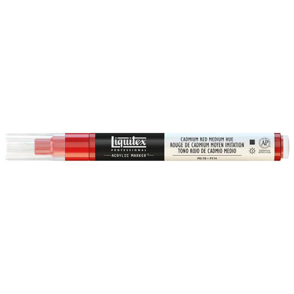 Professional Acrylic Marker - Cadmium Red Medium Hue - Image 2