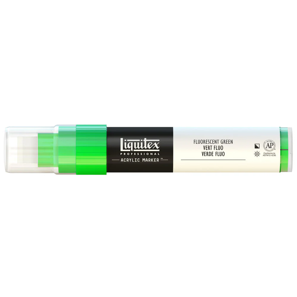 Professional Acrylic Marker - Fluorescent Green - Image 3