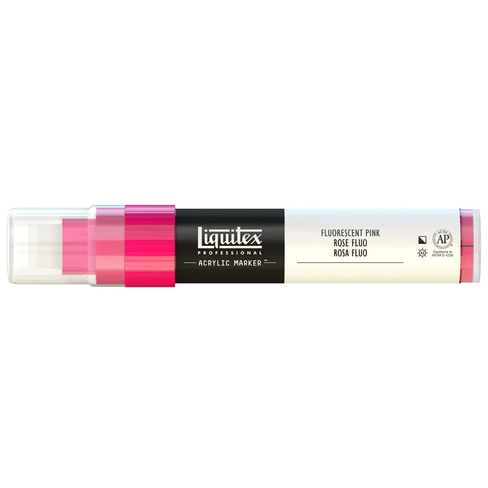 Professional Acrylic Marker - Fluorescent Pink - Image 3