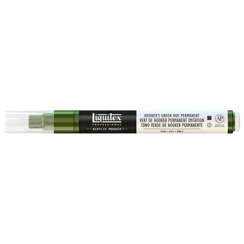 Professional Acrylic Marker - Hooker’s Green Hue Permanent - Image 2