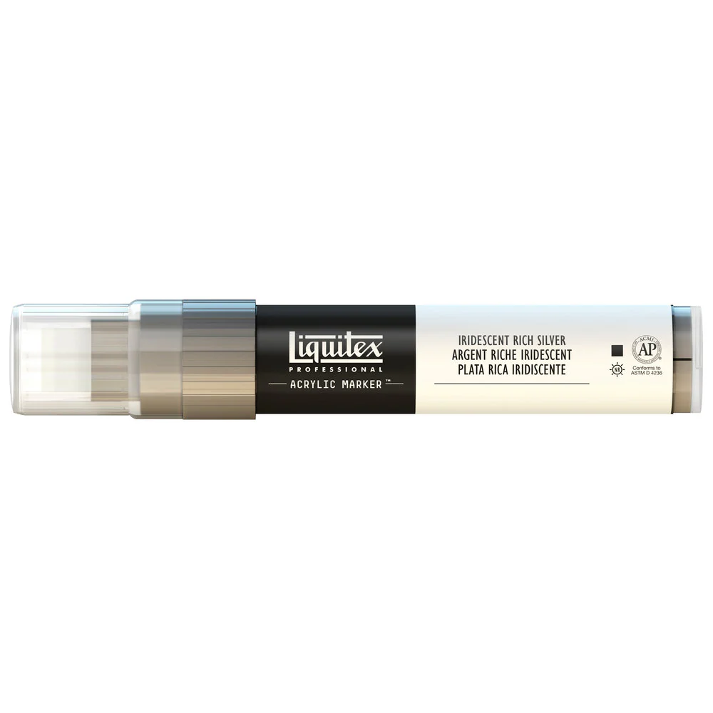 Professional Acrylic Marker - Iridescent Rich Silver - Image 3