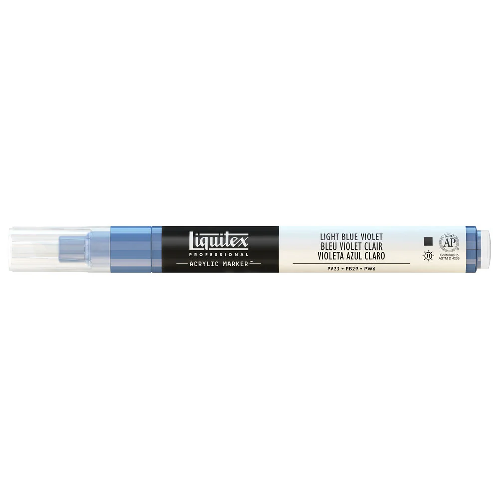 Professional Acrylic Marker - Light Blue Violet - Image 2