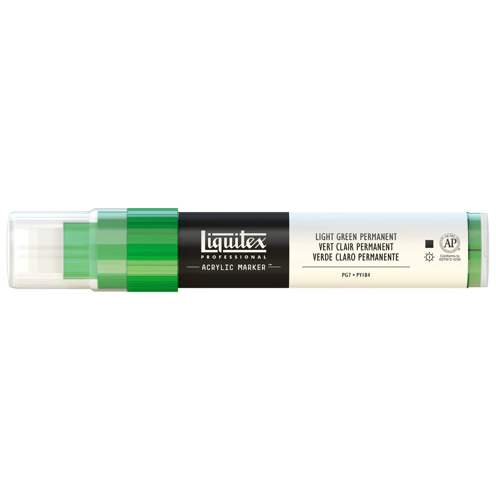 Professional Acrylic Marker - Light Green Permanent - Image 3