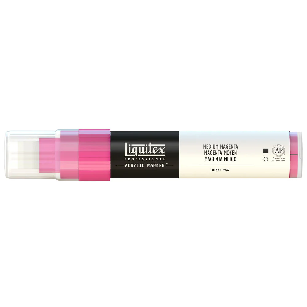Professional Acrylic Marker - Medium Magenta - Image 3