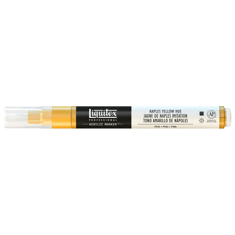 Professional Acrylic Marker - Naples Yellow Hue - Image 2