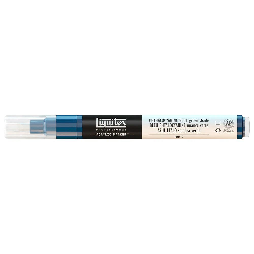 Professional Acrylic Marker - Phthalocyanine Blue Green Shade - Image 2
