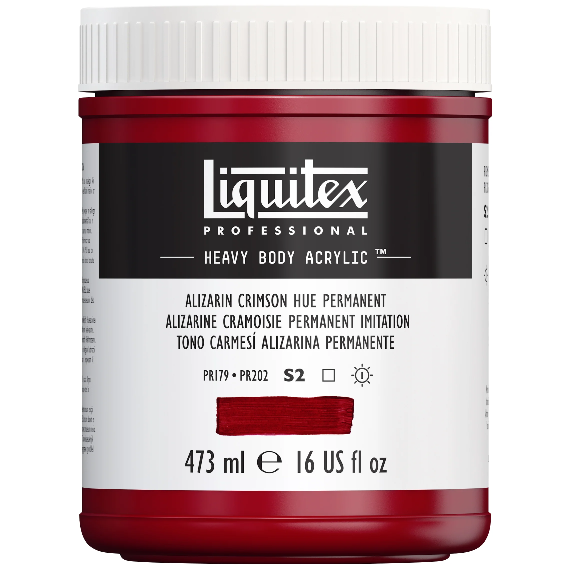 Professional Heavy Body Acrylic - Alizarin Crimson Hue Permanent - Image 4