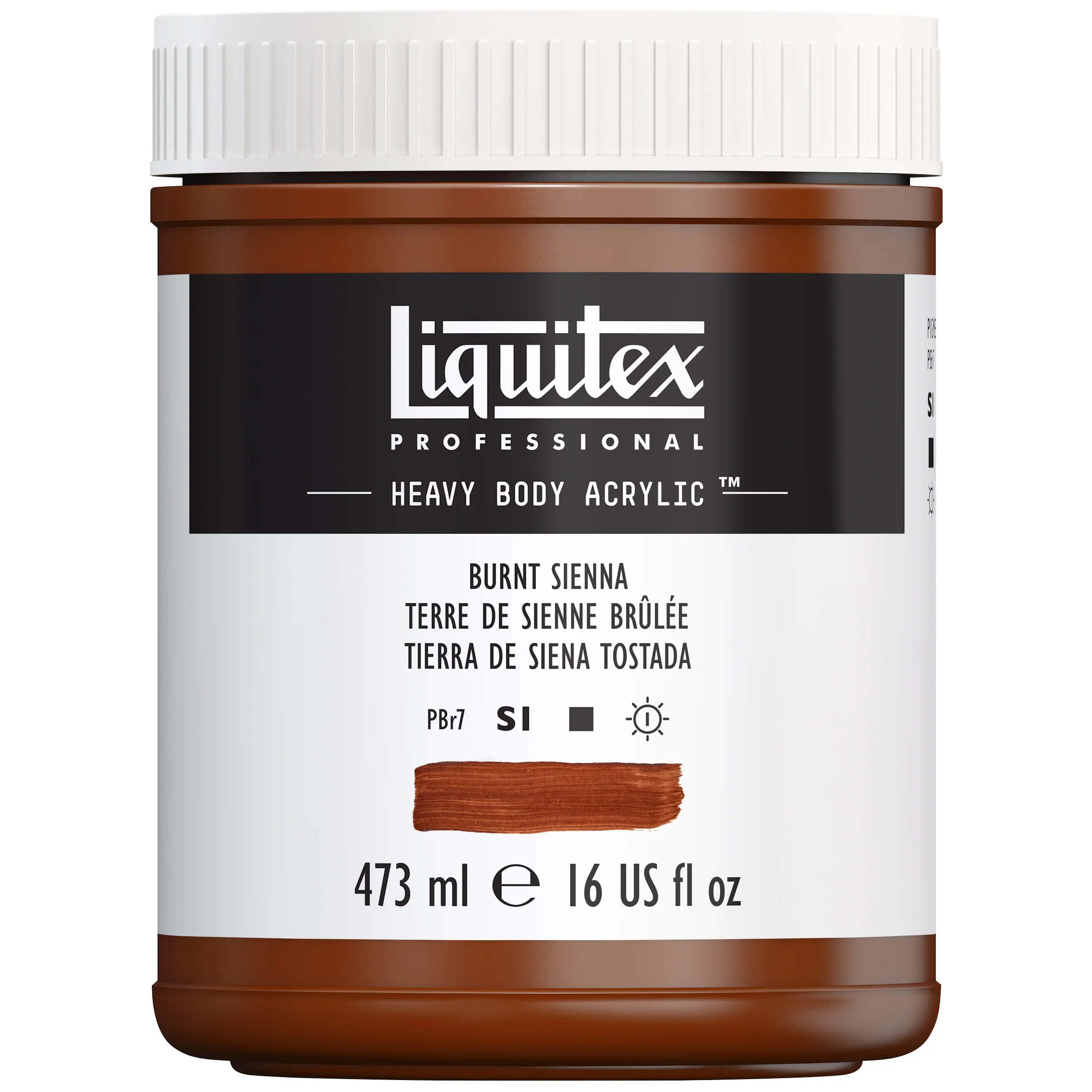 Professional Heavy Body Acrylic - Burnt Sienna - Image 4