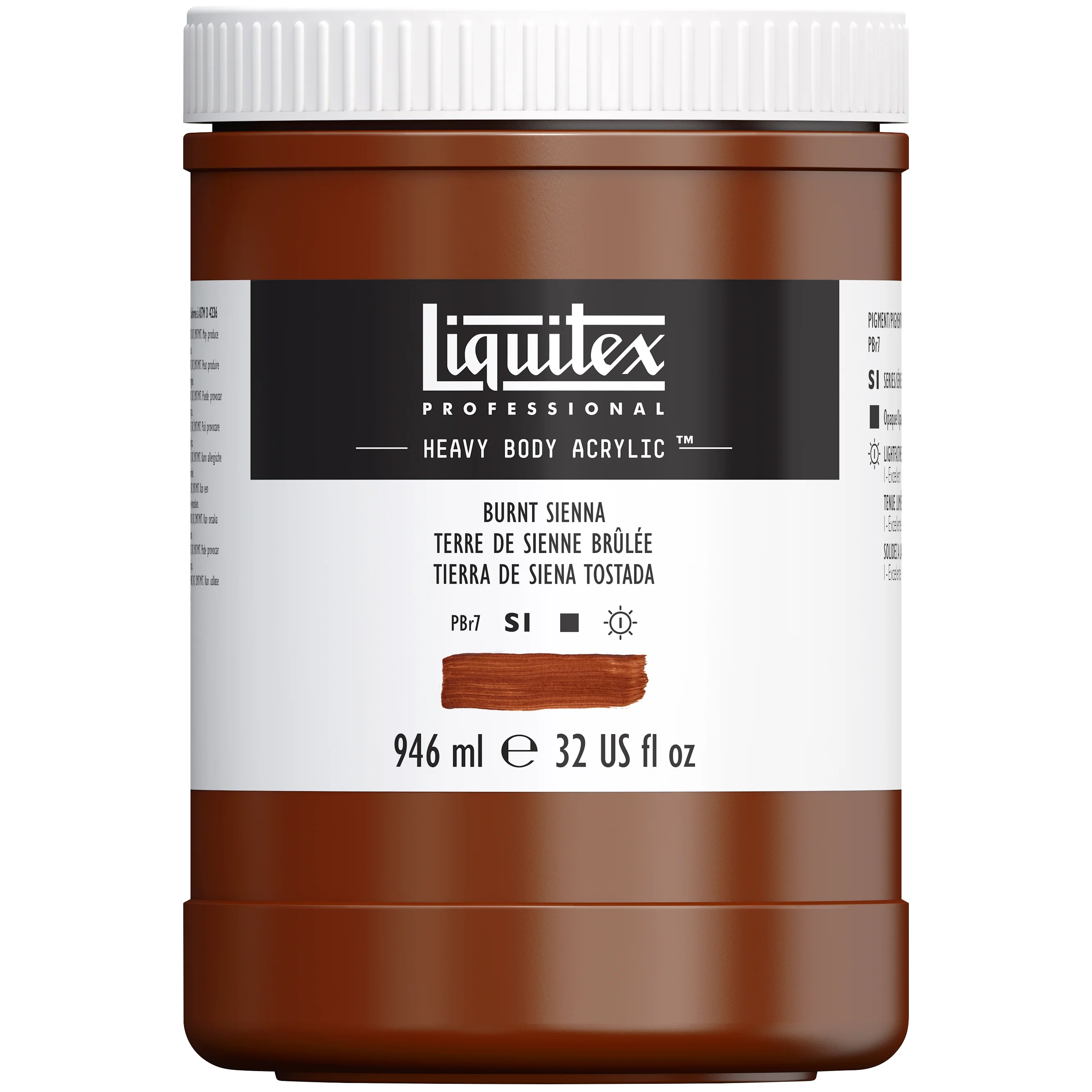 Professional Heavy Body Acrylic - Burnt Sienna - Image 5