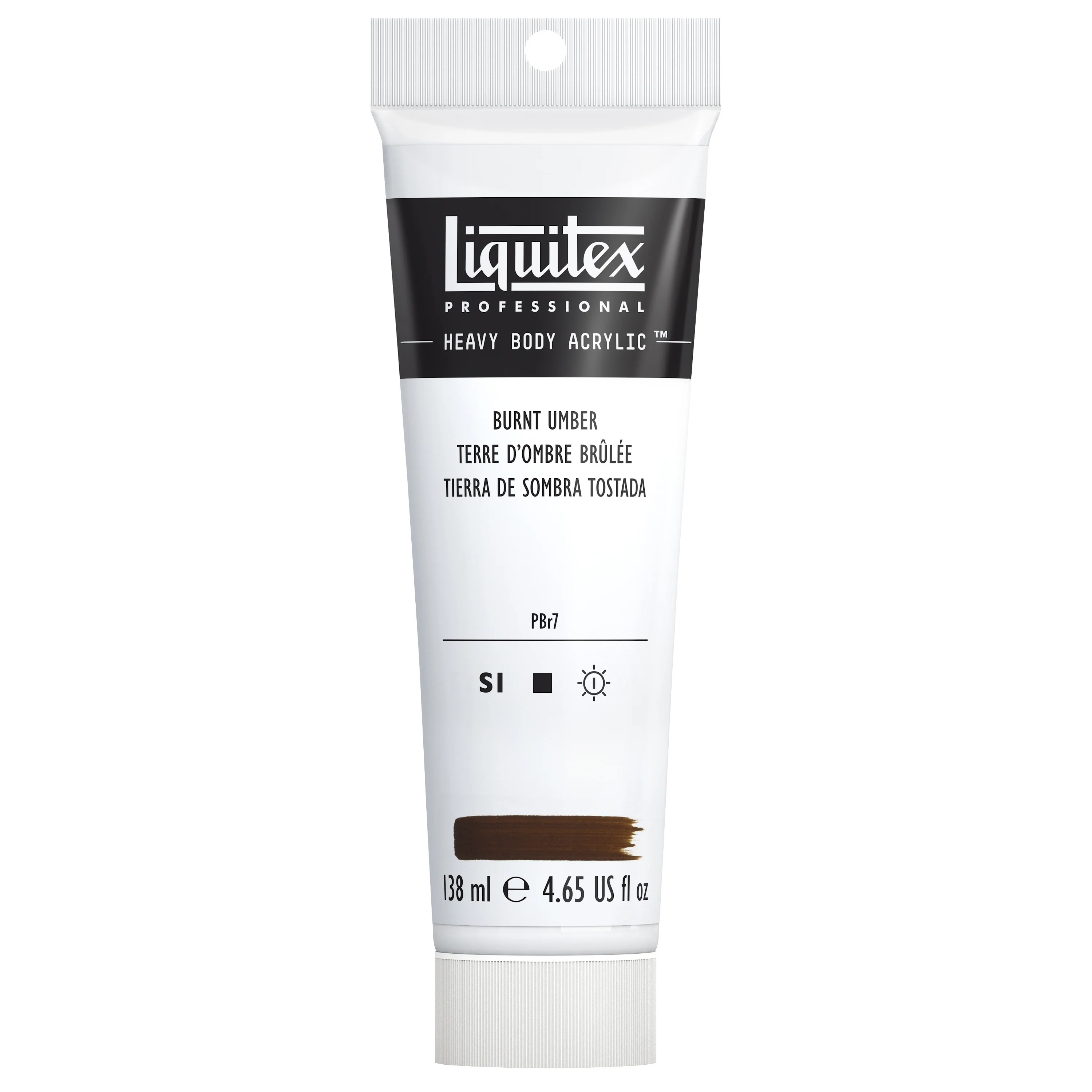 Professional Heavy Body Acrylic - Burnt Umber - Image 2