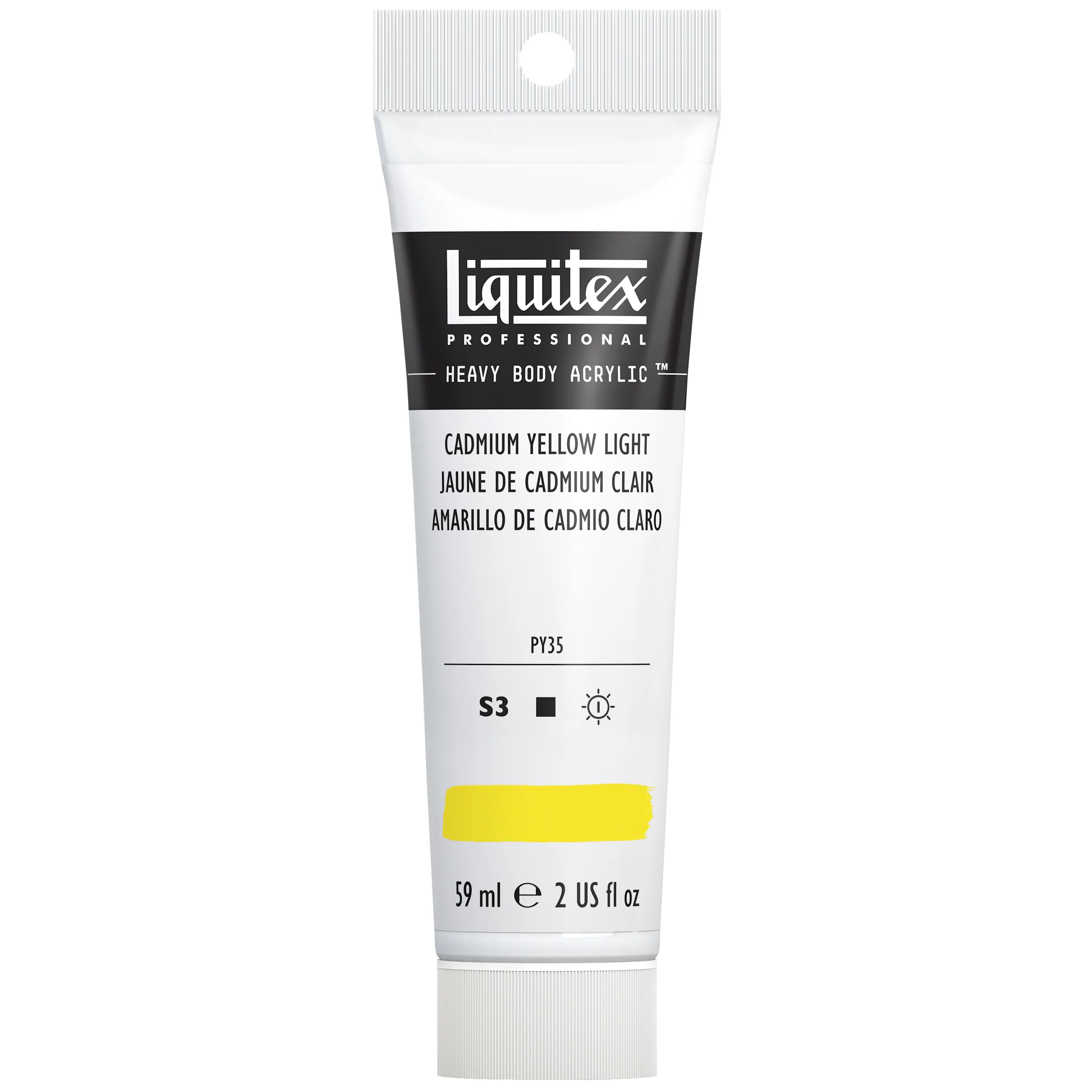 Professional Heavy Body Acrylic - Cadmium Yellow Light - Image 2