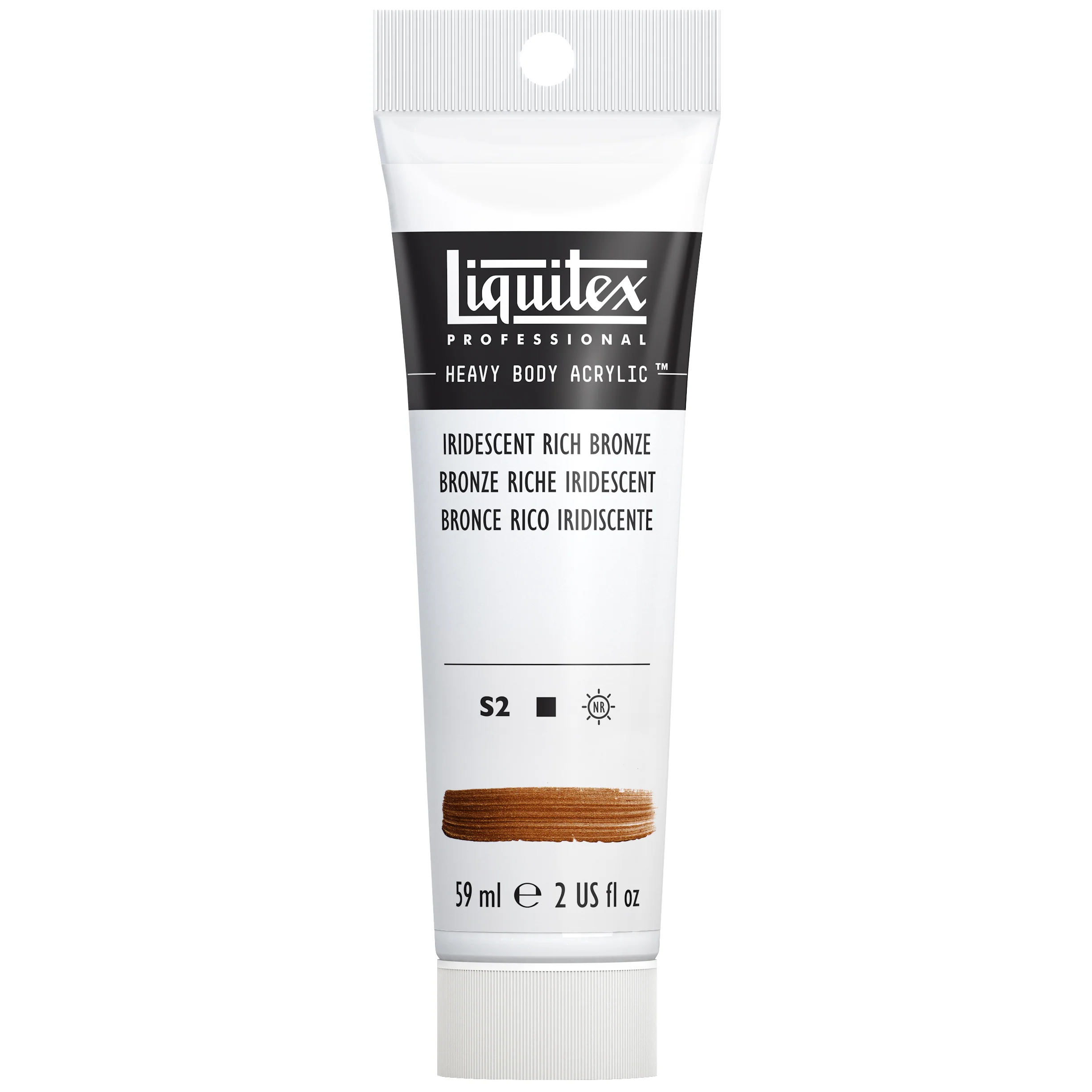 Professional Heavy Body Acrylic - Iridescent Rich Bronze - Image 2