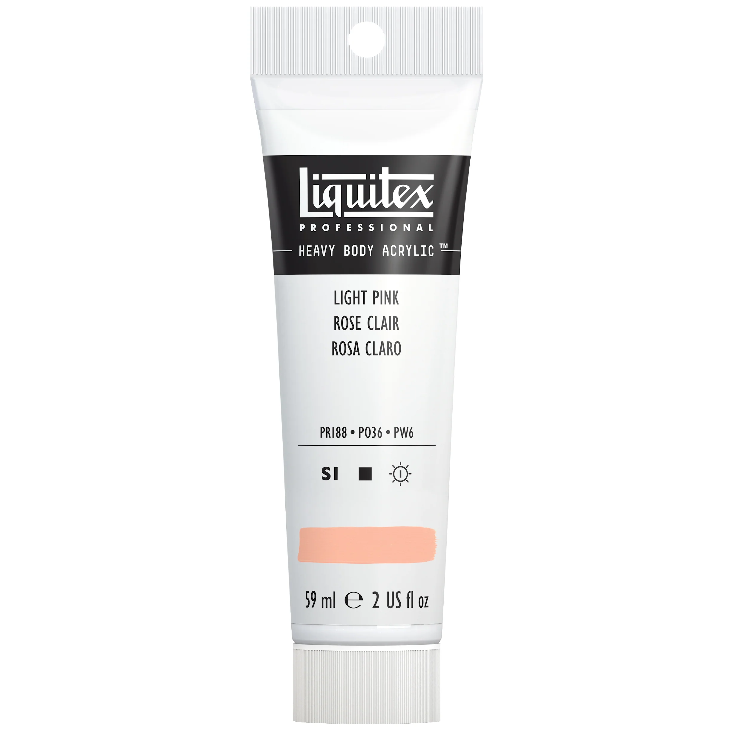 Professional Heavy Body Acrylic - Light Pink - Image 3