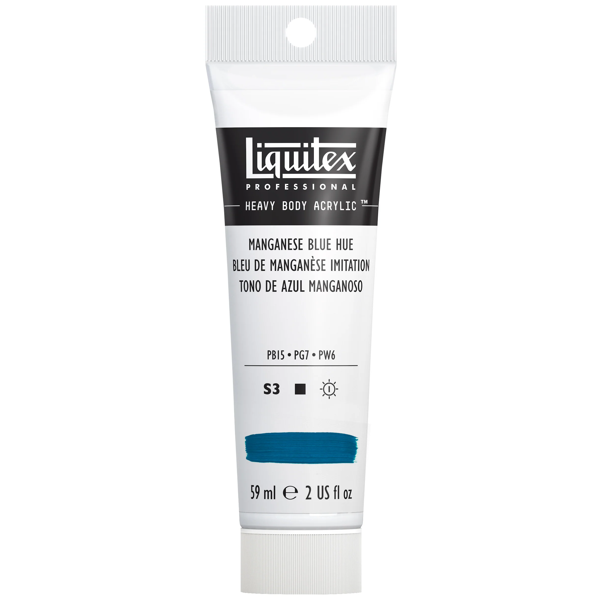 Professional Heavy Body Acrylic - Manganese Blue Hue - Image 2