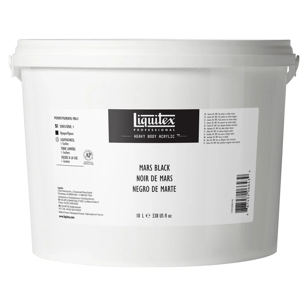 Professional Heavy Body Acrylic - Mars Black - Image 10