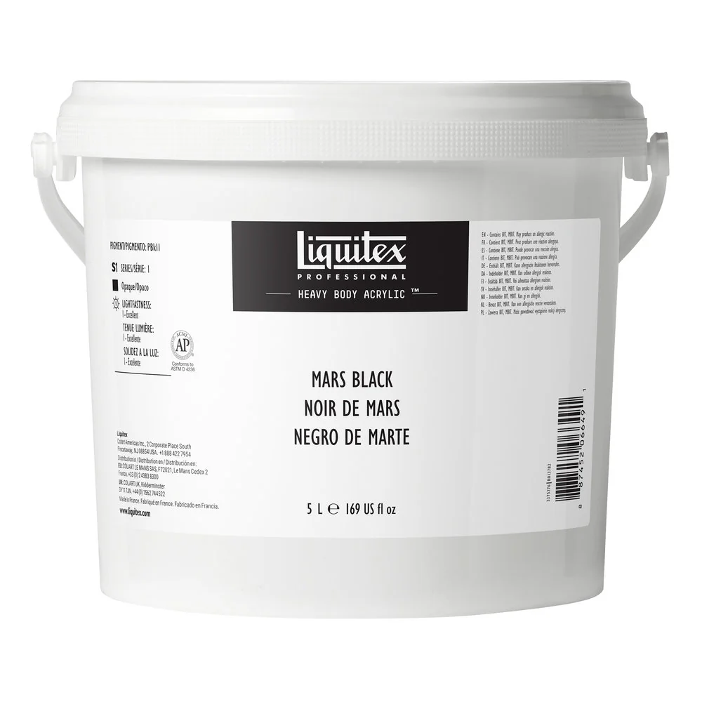 Professional Heavy Body Acrylic - Mars Black - Image 11