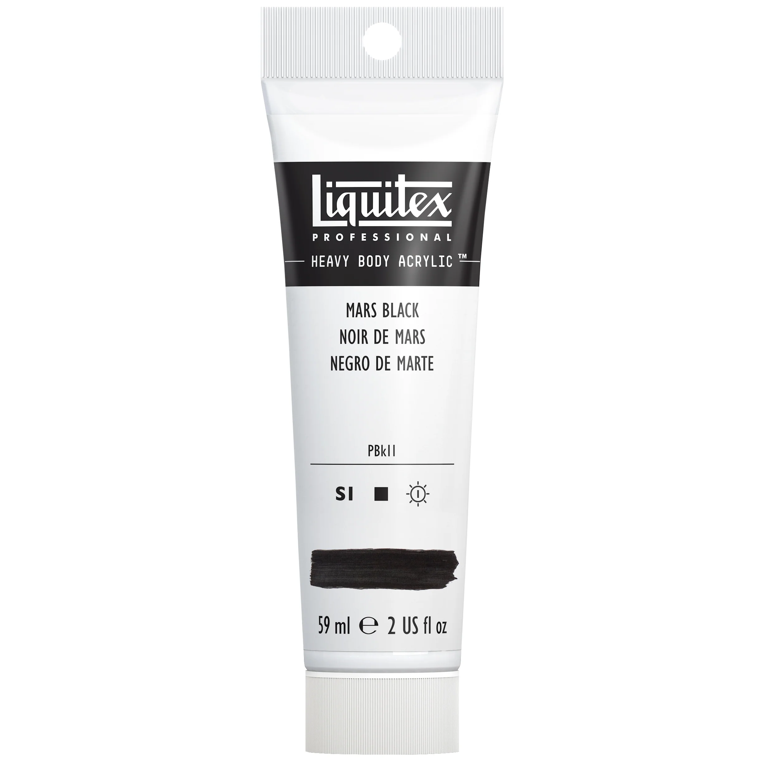 Professional Heavy Body Acrylic - Mars Black - Image 3