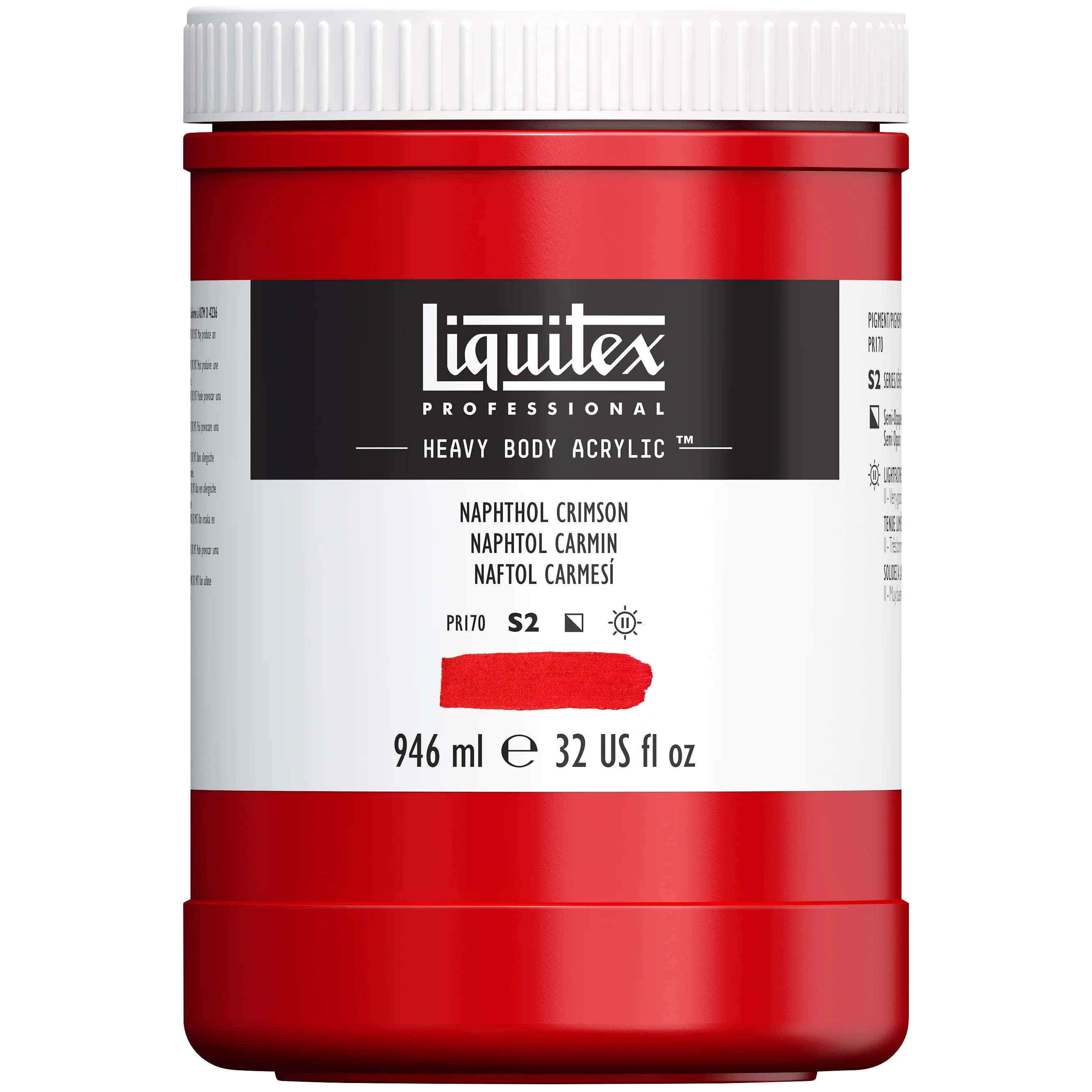 Professional Heavy Body Acrylic - Naphthol Crimson - Image 6