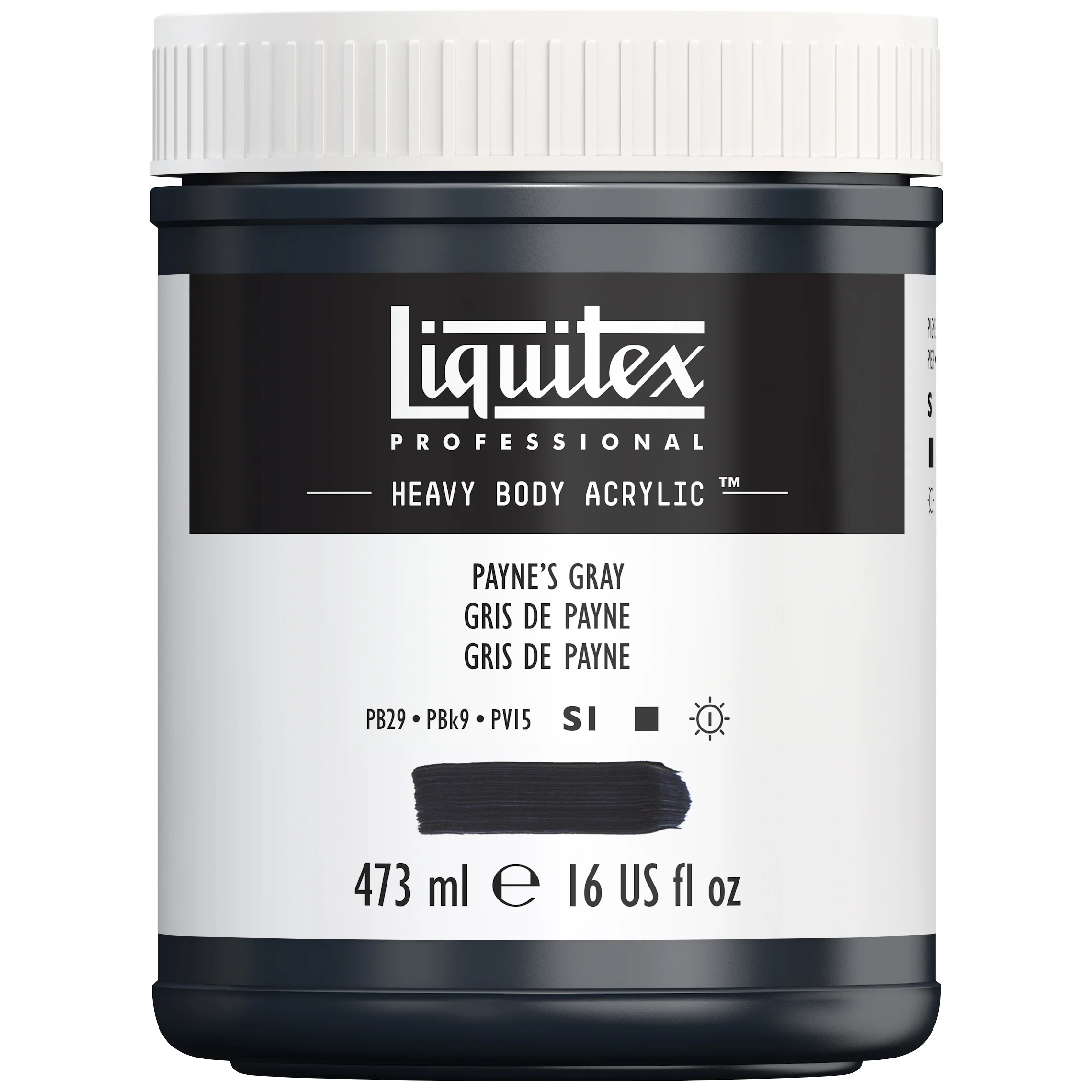 Professional Heavy Body Acrylic - Payne's Gray - Image 4
