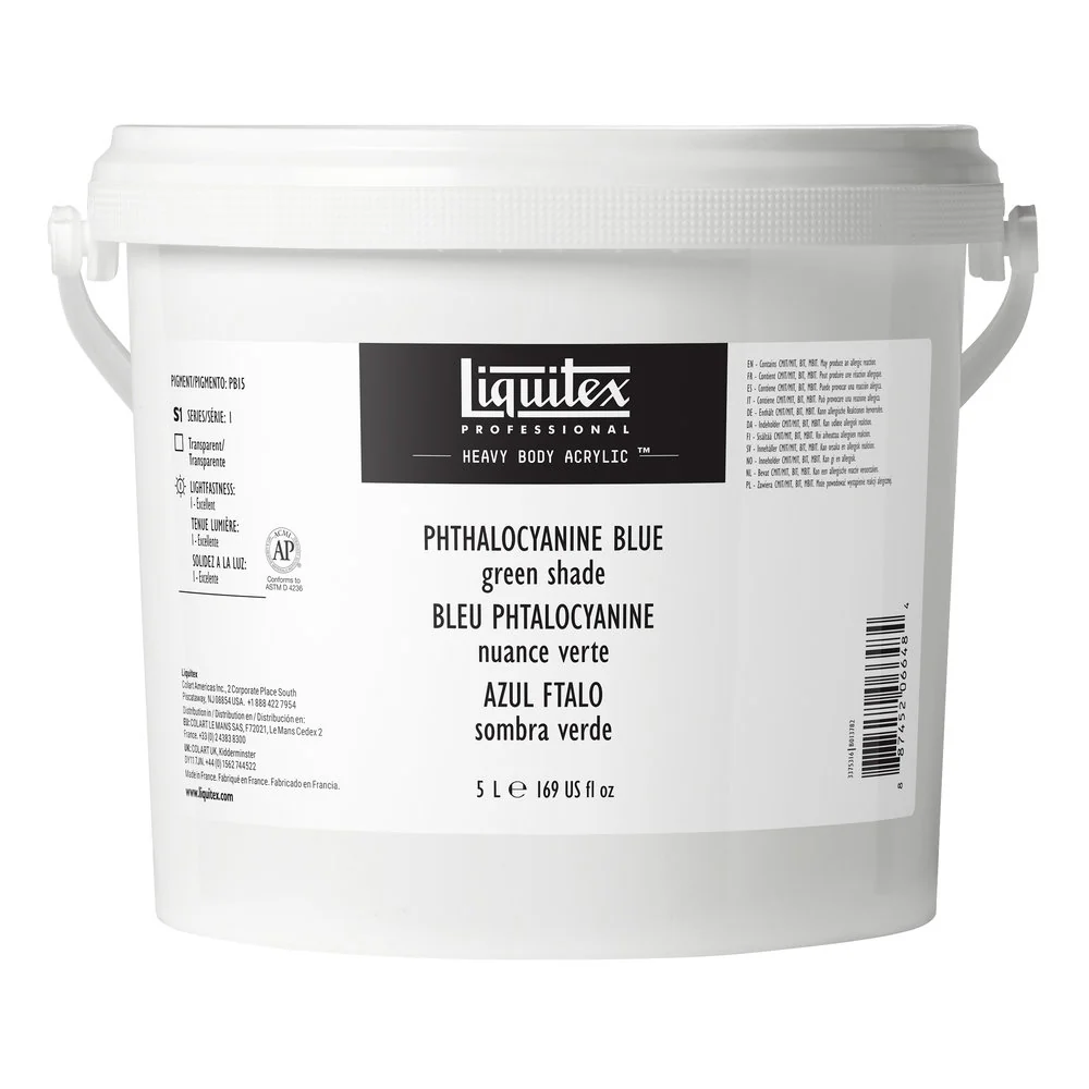Professional Heavy Body Acrylic - Phthalocyanine Blue Green Shade - Image 15