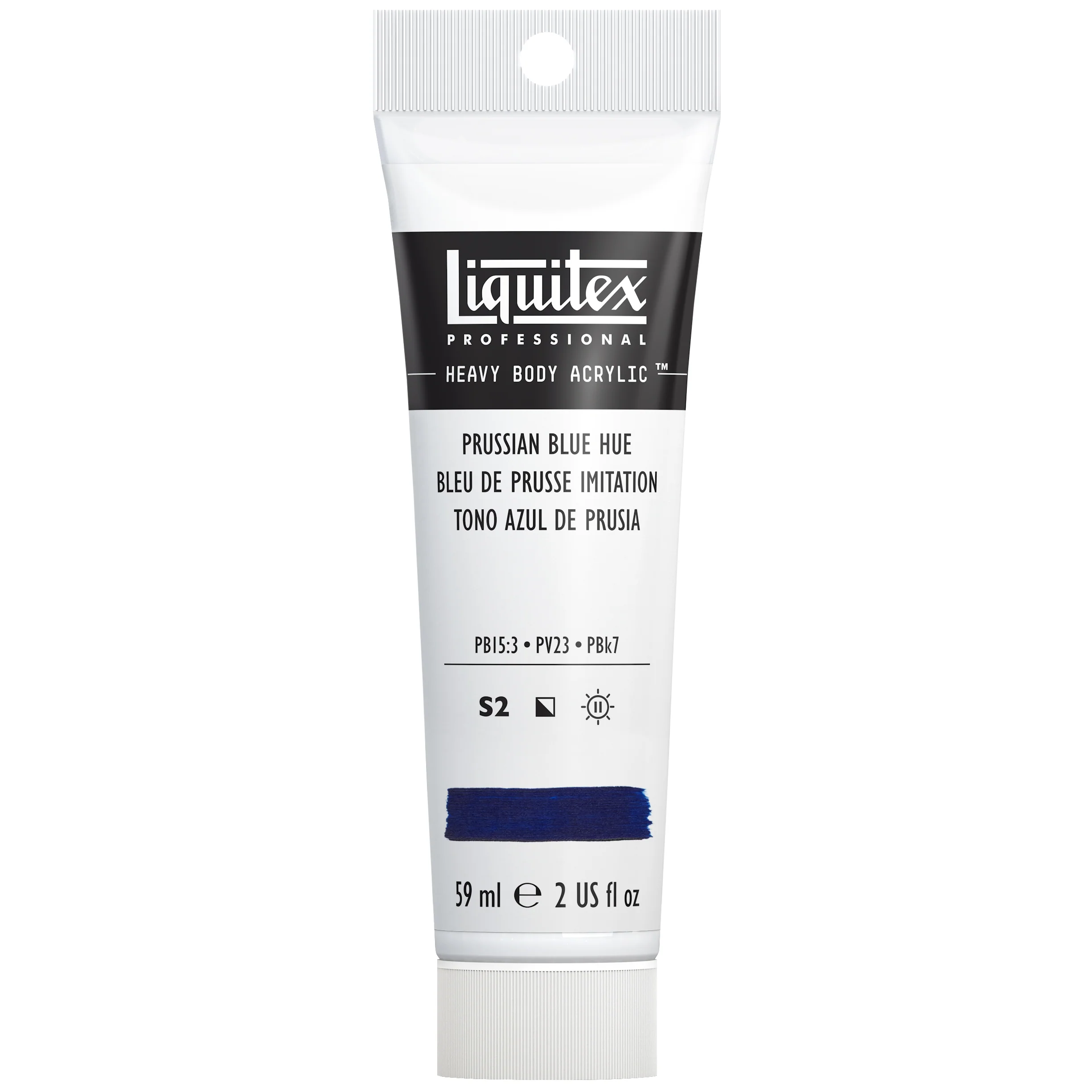 Professional Heavy Body Acrylic - Prussian Blue Hue - Image 3