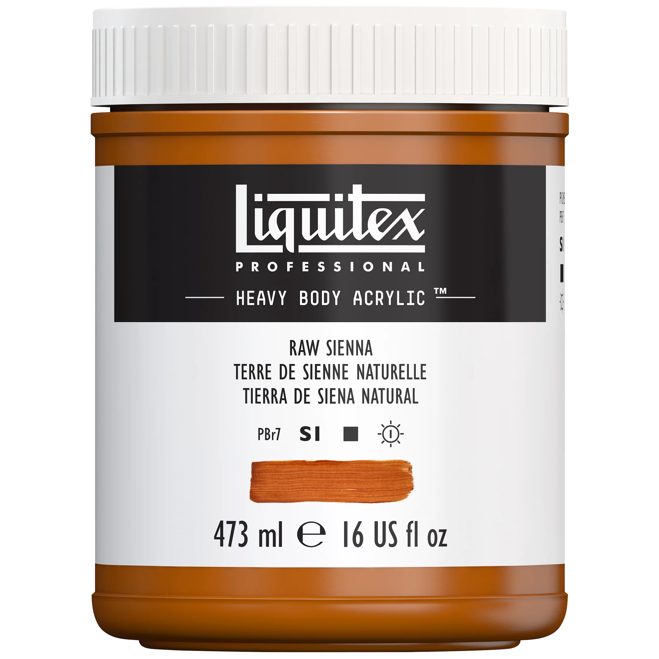 Professional Heavy Body Acrylic - Raw Sienna - Image 4