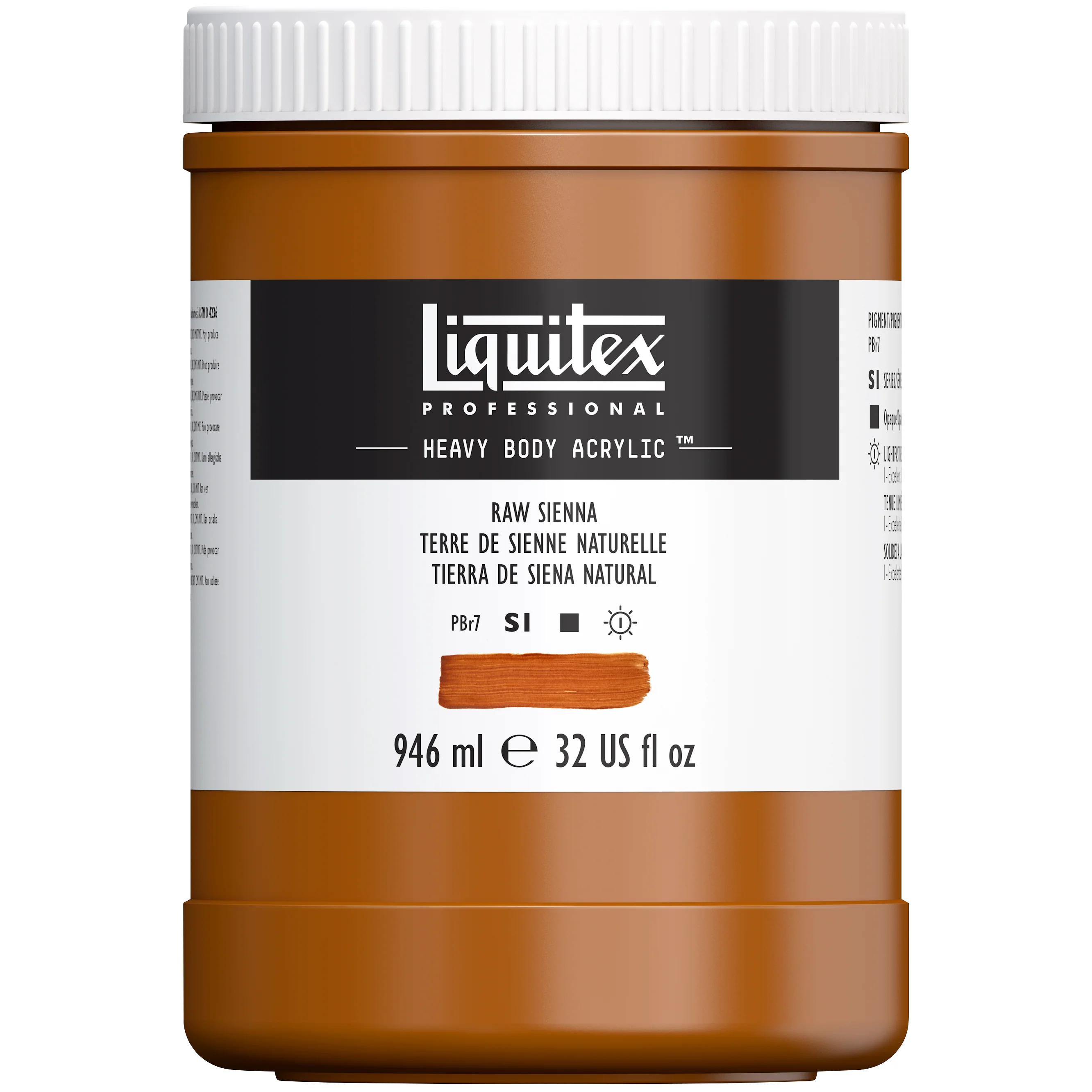Professional Heavy Body Acrylic - Raw Sienna - Image 5