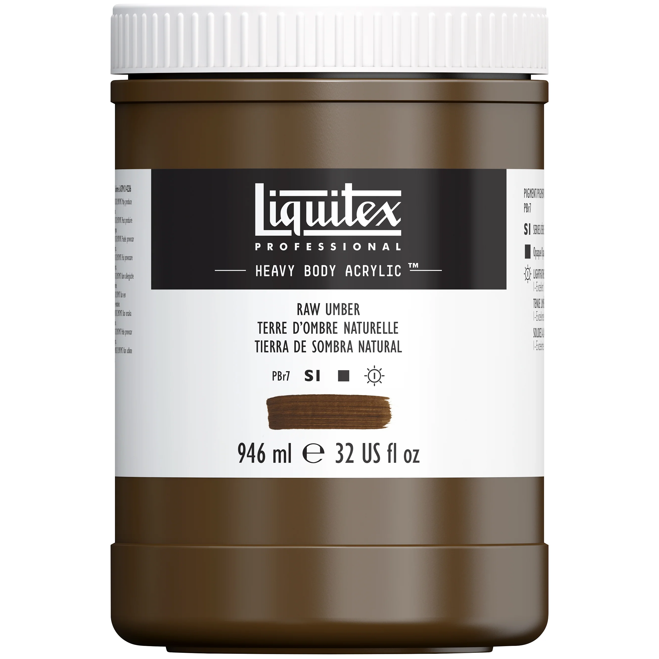 Professional Heavy Body Acrylic - Raw Umber - Image 5