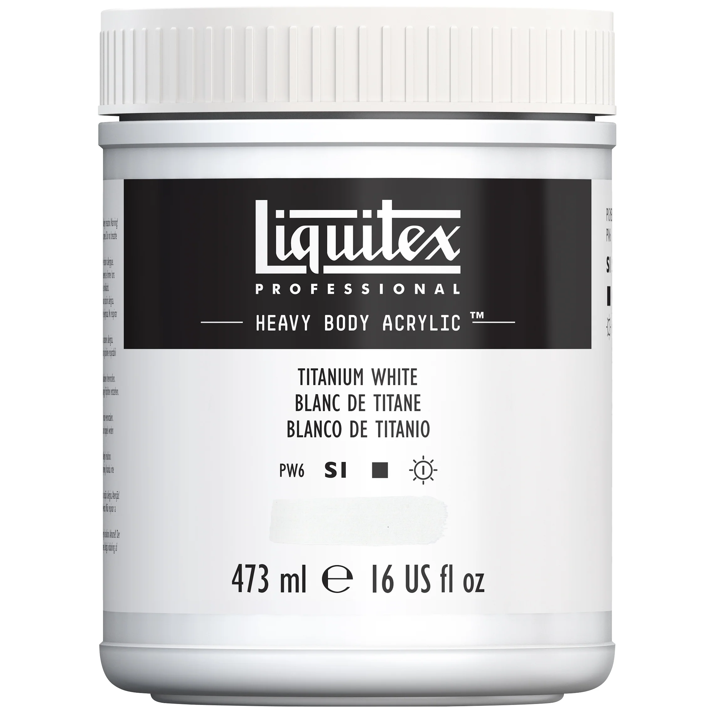 Professional Heavy Body Acrylic - Titanium White - Image 4