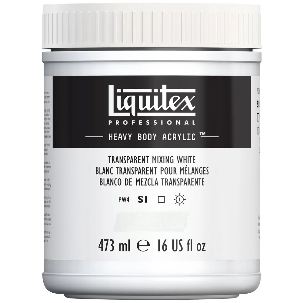 Professional Heavy Body Acrylic - Transparent Mixing White - Image 4