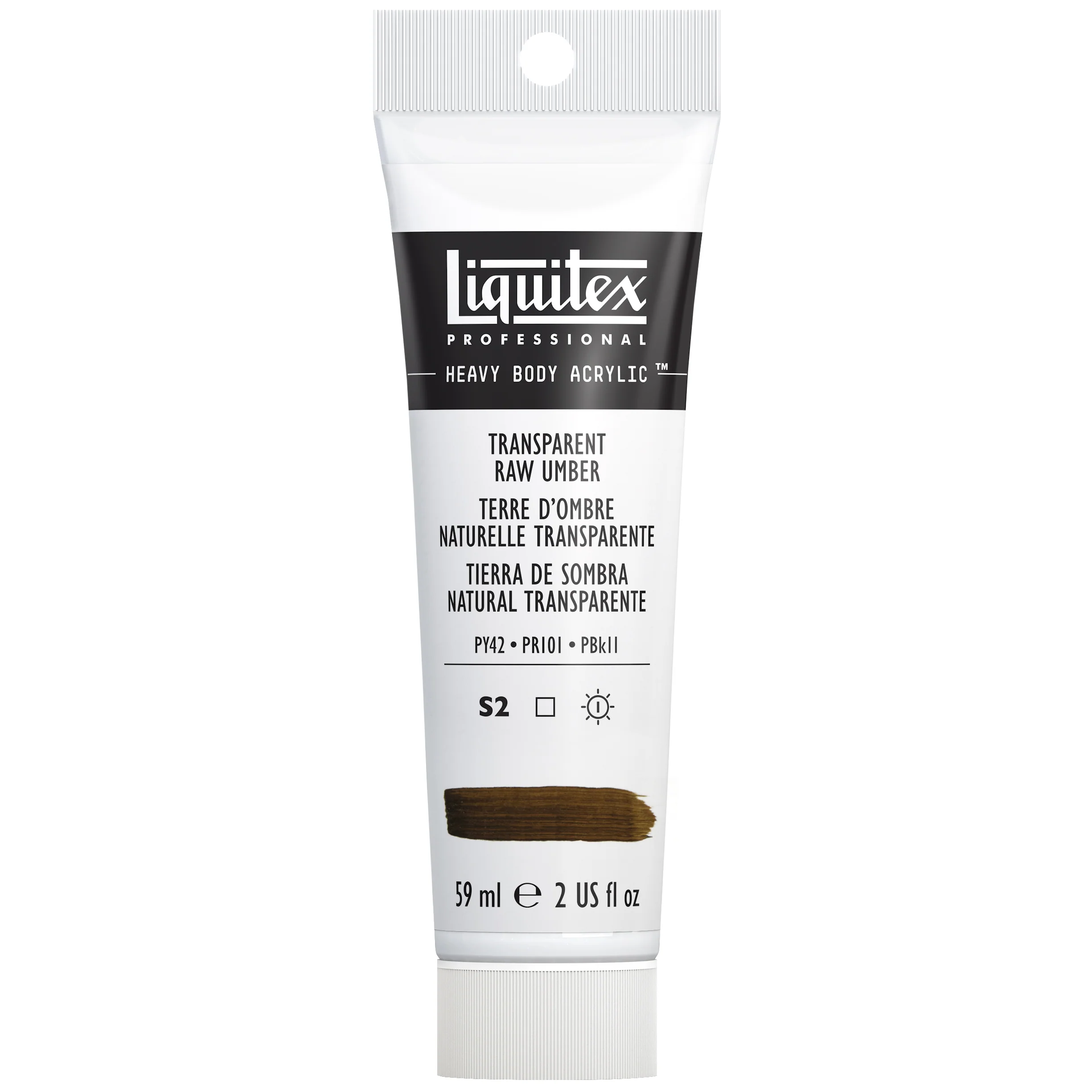 Professional Heavy Body Acrylic - Transparent Raw Umber - Image 3