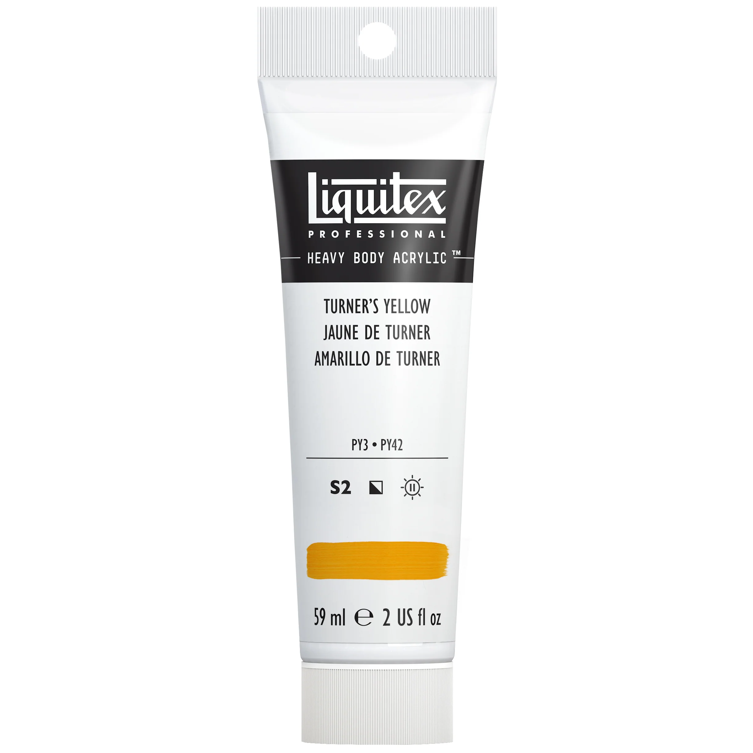 Professional Heavy Body Acrylic - Turner’s Yellow - Image 2