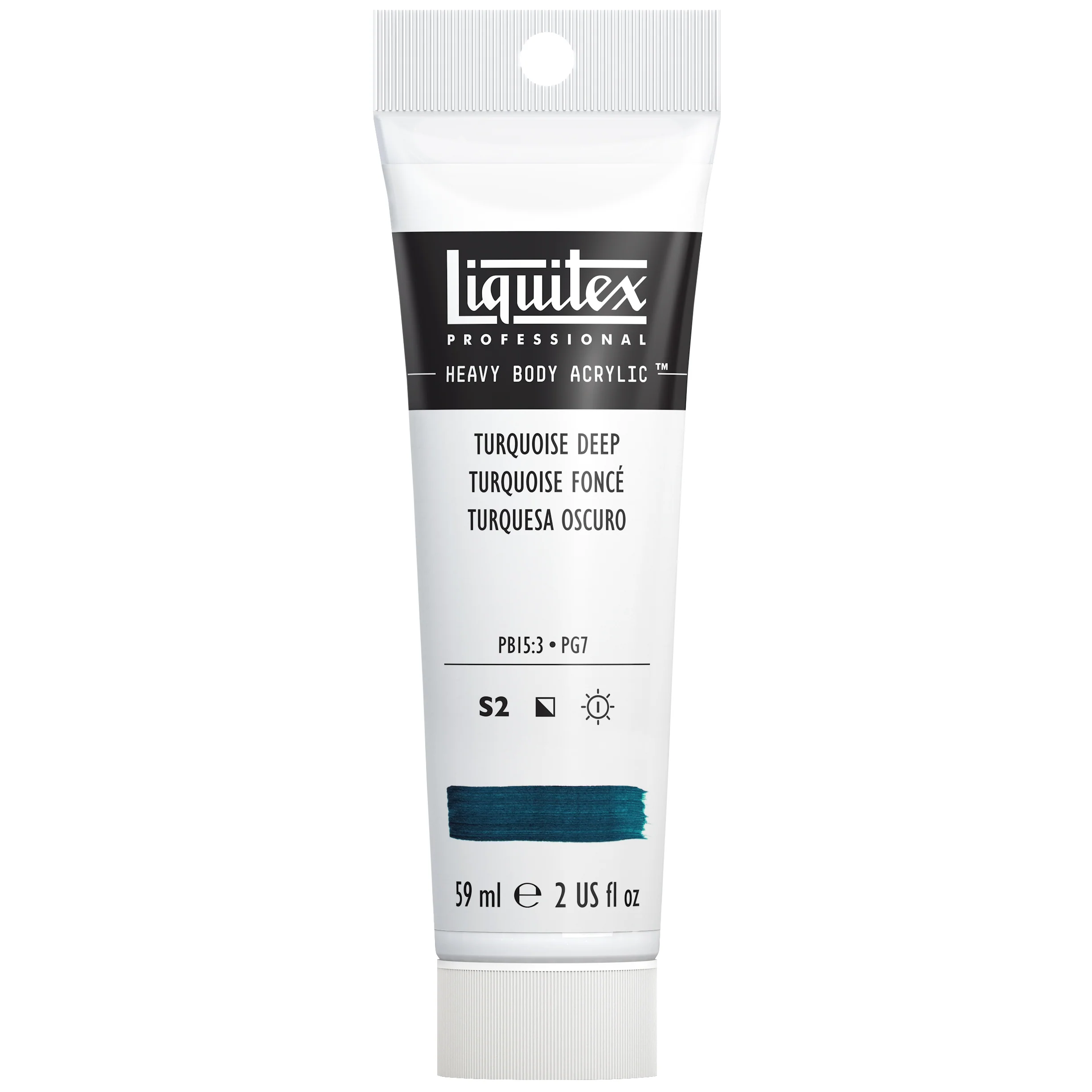 Professional Heavy Body Acrylic - Turquoise Deep - Image 2