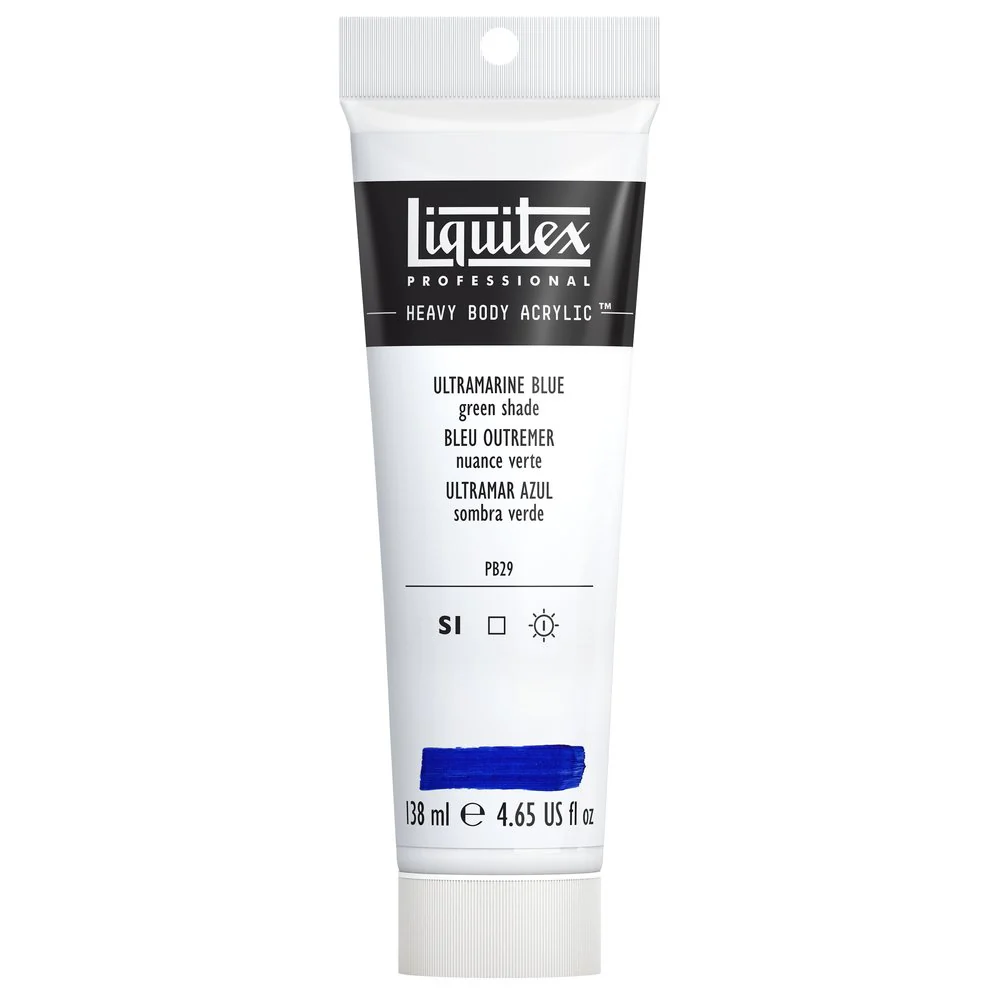 Professional Heavy Body Acrylic - Ultramarine Blue Green Shade - Image 10