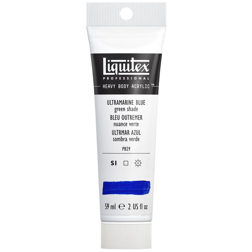 Professional Heavy Body Acrylic - Ultramarine Blue Green Shade - Image 13