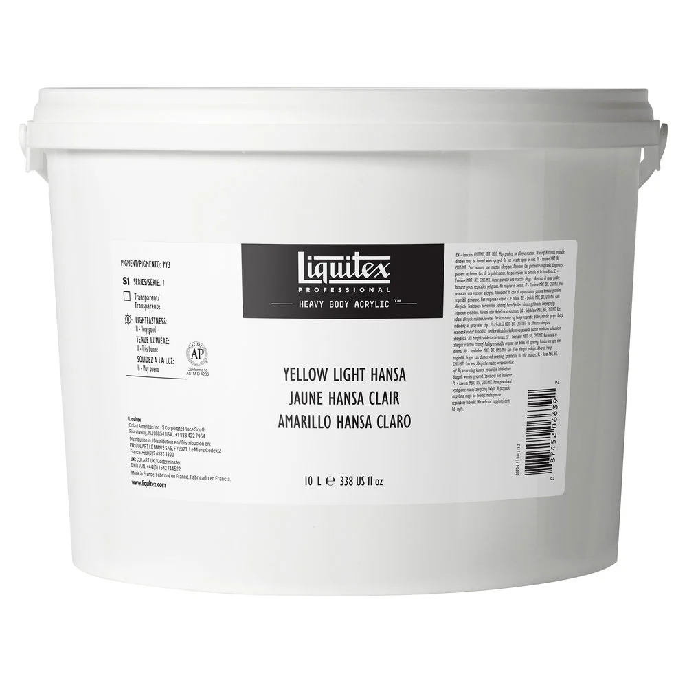Professional Heavy Body Acrylic - Yellow Light Hansa - Image 7